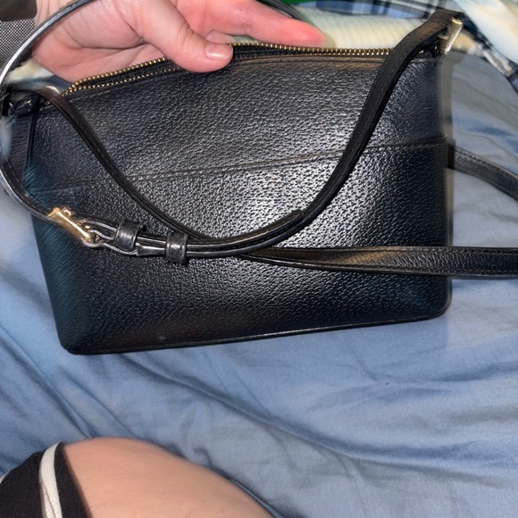 Kate Spade Black Pebbled Leather Crossbody - Picture 3 of 4